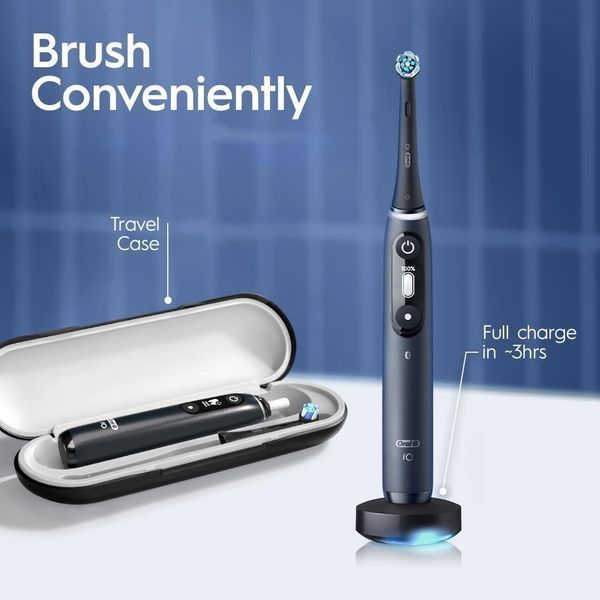 Oral-B iO 7 Black IO M7.2B2.2B Електрична зубна щітка T1840V фото