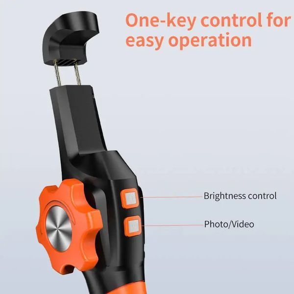 Автомобильный поворотный эндоскоп, бороскоп 360 Degree 6.4 мм 360&deg; Camera 2MP Full HD 1м кабель Androi, IOS T1995V фото