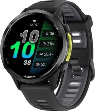 Garmin Forerunner 970 Carbon Gray DLC Titanium w. Black Case and Black/Translucent W. Band (010-02969-00/10) Умные часы T9811K фото
