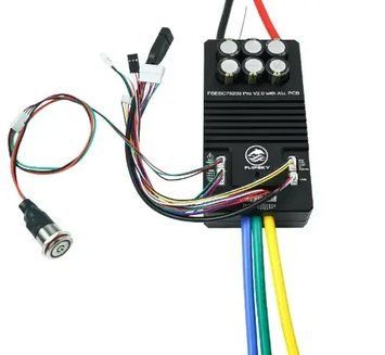 VESC Flipsky 75200 Pro V2.0 Регулятор швидкості в алюмінієвому корпусі з кнопкою T8872D фото