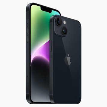 IPhone 14 256 GB Midnight A15 Bionic 3279 мАг T5384 фото