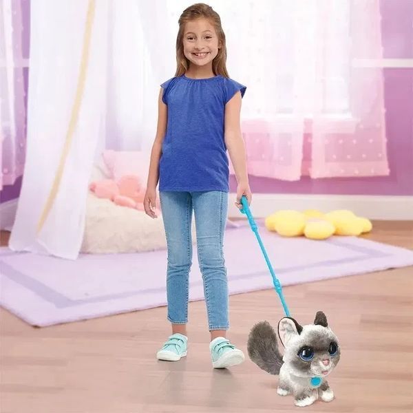 Котёнок на поводке Wag-a-lots FurReal Friends Интерактивная игрушка T7971K фото