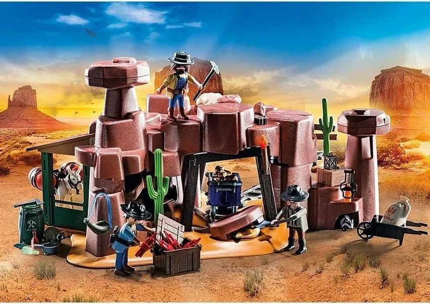 Playmobil 70948 Дикий запад: Золотой рудник Конструктор T3344K фото