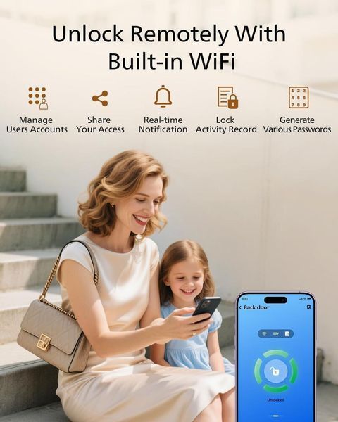 Philips Wi-Fi Door Lock (DDL242X-1HW) Умный звонок T9856V фото