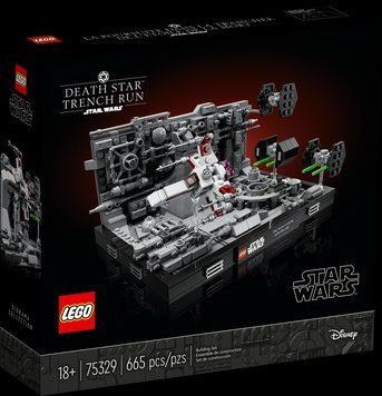 Конструктор LEGO Star Wars Run Dioma (75329) Диорама Проліт над Зірки Смерті T3496 фото