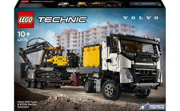 Конструктор LEGO Technic Вантажівка Volvo FMX та Електричний екскаватор EC230 (42175) T1539K фото