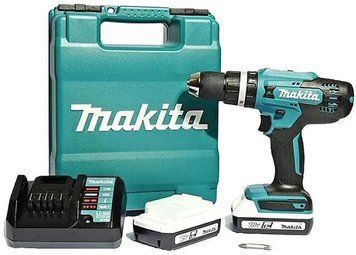 Makita HP488D002 Аккумуляторная дрель-шуруповерт комплект T1576E фото