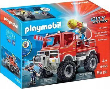 Playmobil 9466 Пожарная машина с водяной пушкой Конструктор T3794K фото