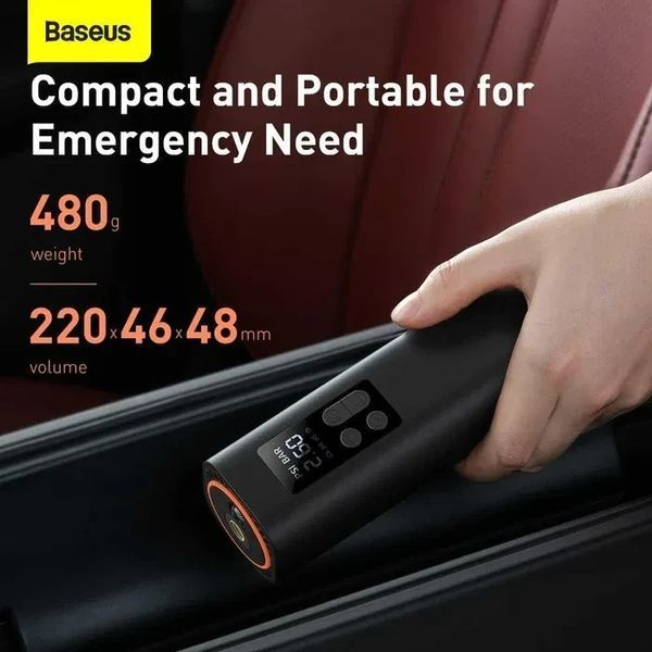 Baseus Super Mini Inflator Pump BS-CG003 (CRCQ000001) Автомобильный компрессор T5599M фото