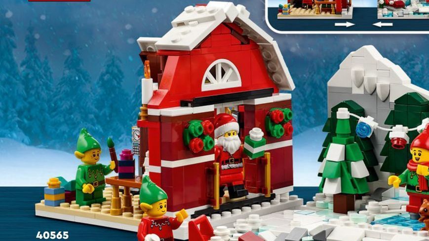 Конструктор LEGO Різдвяна майстерня Санти (40565) T6003 фото