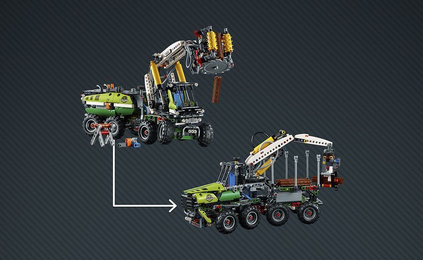 Конструктор LEGO Technic Лісозаготівельна машина (42080) T8509K фото