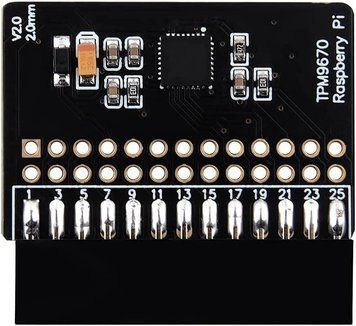 Апаратний модуль безпеки TPM9670 Trusted Platform Module (TPM2.0) Module for RaspberryPi на базі Infineon Optiga SLB9670 T7755B фото