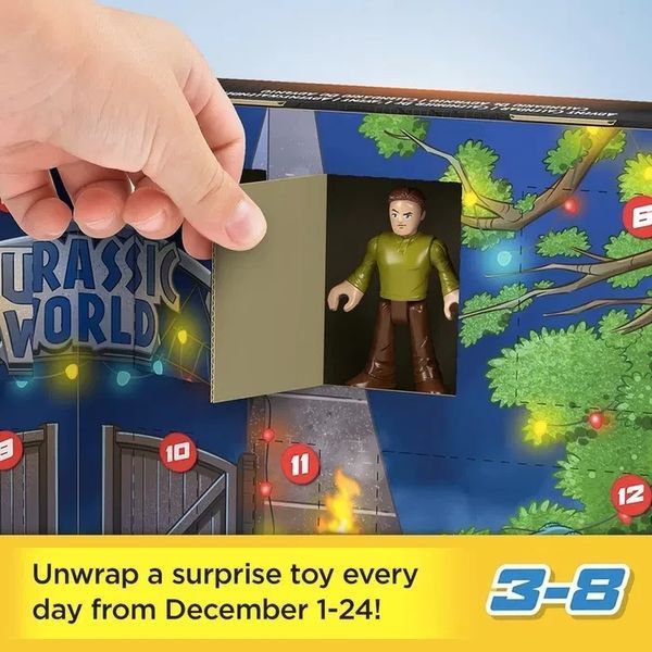 Imaginext Jurassic World Парк Юрського Періоду Адвент календар T3355K фото