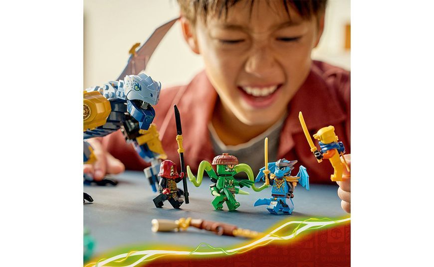 Конструктор LEGO NINJAGO Битва ніндзя-дракона Рію (71855) T8789K фото