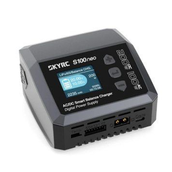 SkyRc S100 Neo LiPo 1-6s 200W AC/DC 200W Зарядний пристрій T8802K фото