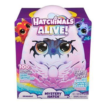 Hatchimals Alive Mystery Hatch Draggle Дракон Интерактивная игрушка T7571K фото
