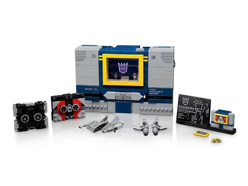 Конструктор LEGO Icons 10358 Трансформери: Саундвейв T9171K фото