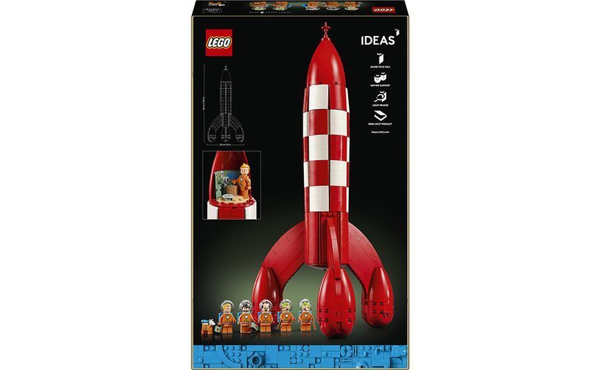 Конструктор LEGO Icons Місячна ракета Tintin (21367) T4371K фото