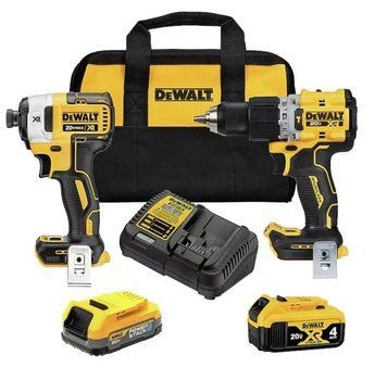 Dewalt DCK249E1M1 20V Набор аккумуляторных шуруповертов комплект T2419K фото