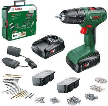 Bosch EasyDrill 18V-40 06039D8007 Акумуляторний дриль-шуруповерт комплект T1339E фото