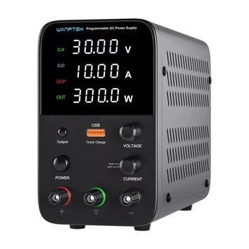 Wanptek WPS 3010H 4 розряди чорний корпус , білий індикатор , USB QC вихід Лабораторний блок живлення T5512K фото