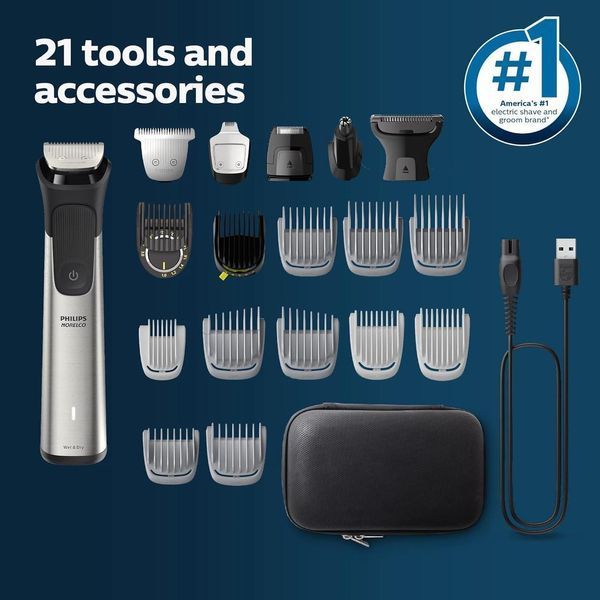 Philips Norelco Multigroom 9000(MG9510/60) Универсальный триммер T5678V фото
