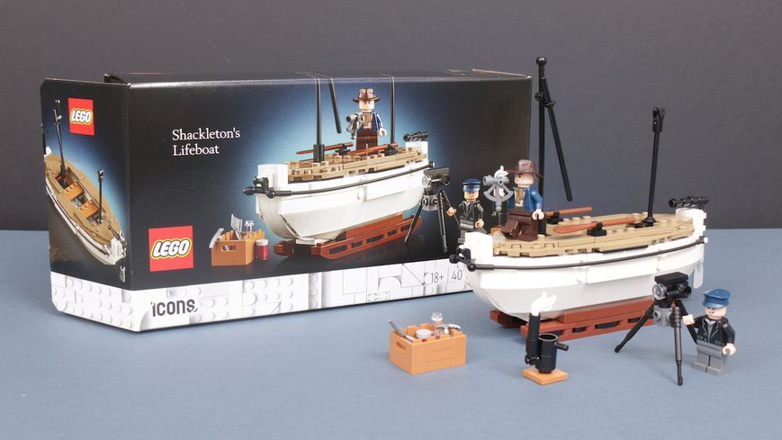Конструктор LEGO ICONS Shackleton's Lifeboat (40729) T7411K фото