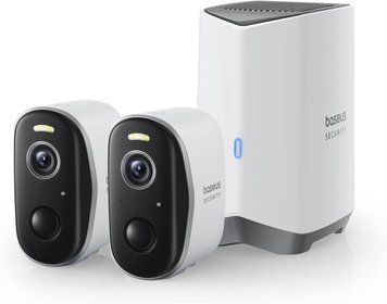 Baseus Security N1 Plus Outdoor Camera 2K 2-Cam Kit White IP-камера відеоспостереження T7144V фото
