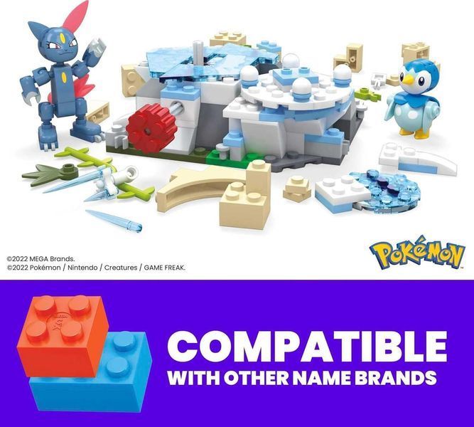 Конструктор Mega Pokemon Piplup and Sneasel's Snow Day T6468K фото