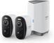 Baseus Security N1 Plus Outdoor Camera 2K 2-Cam Kit White IP-камера відеоспостереження T7144V фото 1
