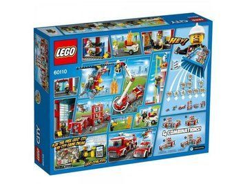 Конструктор LEGO City Пожарная часть (60110) T6122K фото