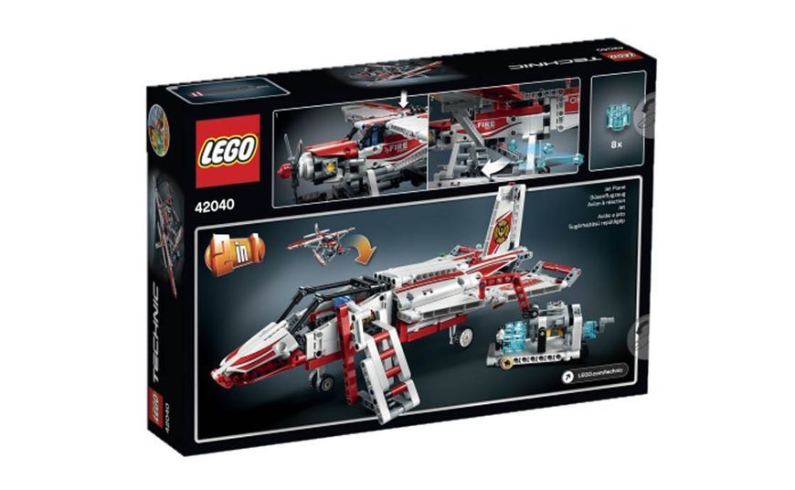 Конструктор LEGO Technic Пожежний Літак (42040) T9018K фото