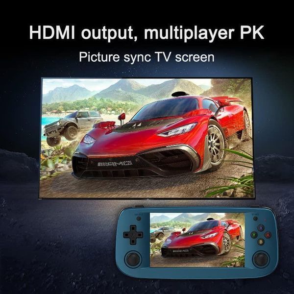 Anbernic RG503 64gb Blue Портативна ігрова приставка + 4000 ігор T4084 фото