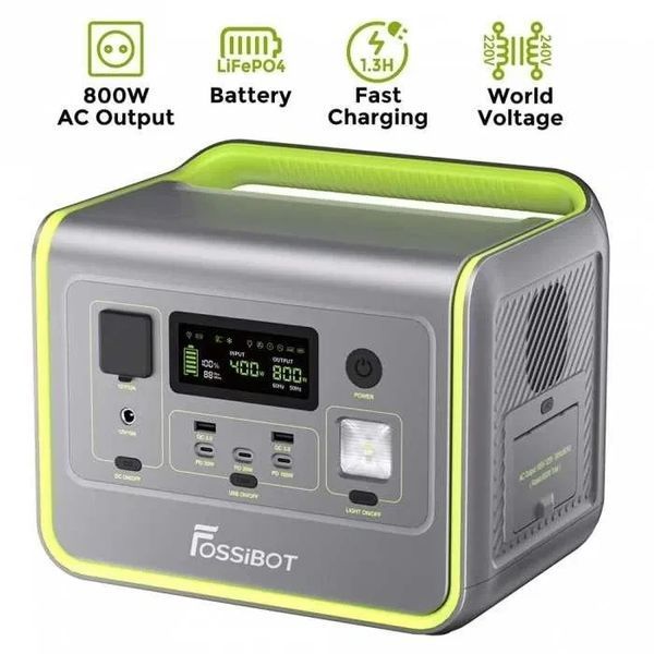 FOSSiBOT F800 Портативная зарядная станция 800W T5230K фото