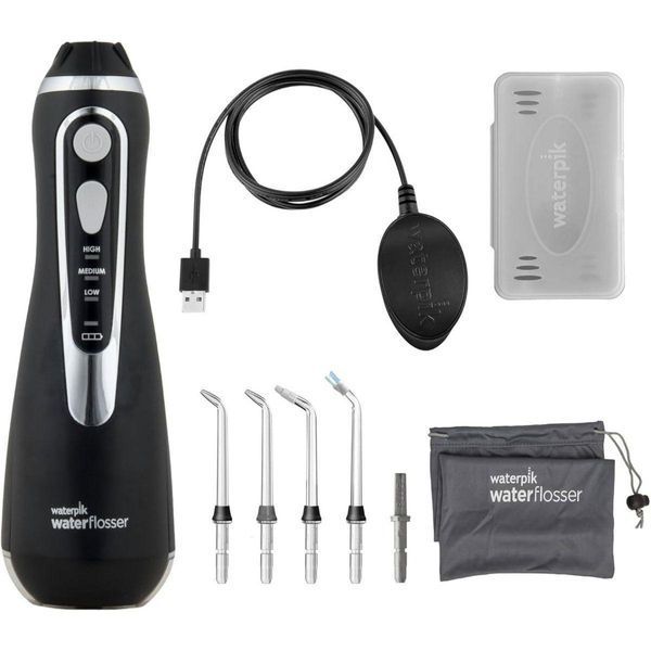 Waterpik WP-582EU Cordless Advanced 2.0 Black Ирригатор T1499P фото