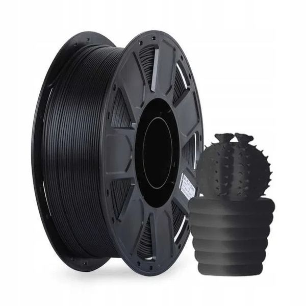 PLA пластик 1.75 мм 1 кг Creality Filament для 3D-принтера Black T1813K фото