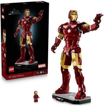 Конструктор LEGO Super Heroes Marvel Железный Человек в броне Mark 3. Коллекционный набор (76344) T2799 фото