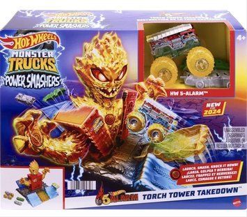 Hot Wheels Monster Trucks Огненная башня Игровой набор T6461A фото