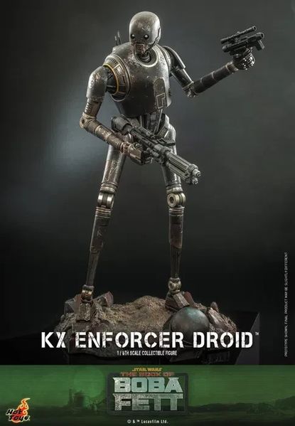 Фігурка Hot Toys 1/6 tms 72 THE BOOK OF BOBA FETT KX ENFORCER DROID T2354K фото