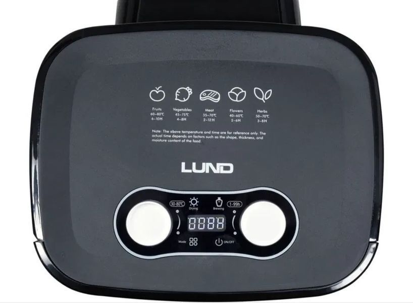 Lund 68280 Дегідратор сушарка для фруктів овочів м'яса грибів T1312P фото