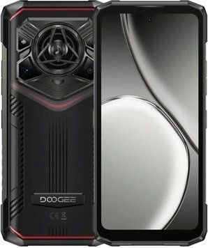 Doogee Blade 20 Pro 6/256GB Global NFC Black-Red Unisoc T7200 11800 мАг Захищений смартфон T2911S фото