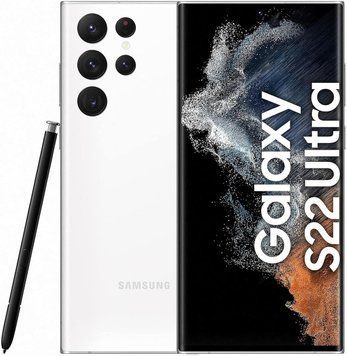 Samsung Galaxy S22 Ultra 5G 256GB SM-S908B/DS White Exynos 2200 5000 мАг T0240K фото