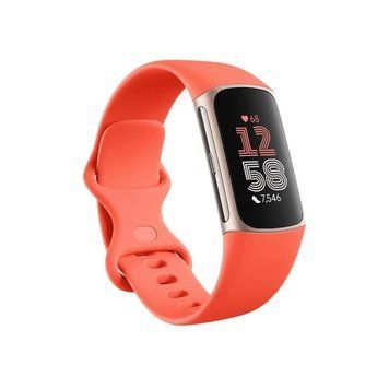 Fitbit Charge 6 Gold opera coral belt Фітнес браслет T7302K фото