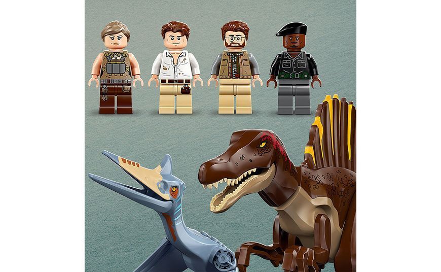 Конструктор LEGO Jurassic World Повітряна місія зі спинозавром та кетцалькоатлем (76976) T4751 фото