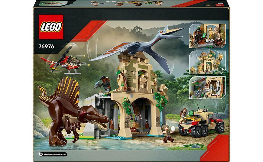 Конструктор LEGO Jurassic World Повітряна місія зі спинозавром та кетцалькоатлем (76976) T4751 фото