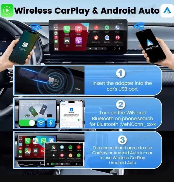 Carlinkit Mini Ultra 2025 Адаптер для беспроводного подключения смартфона T2912K фото