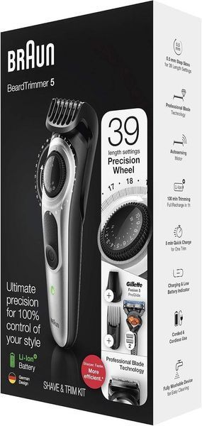 Braun Beard Trimmer 5 BT5260 Універсальний триммер T3378V фото