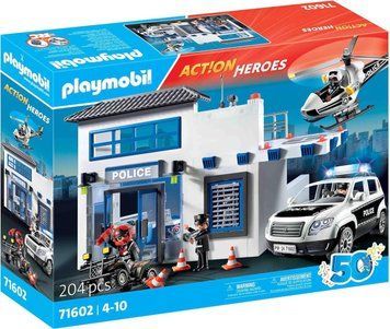 Конструктор Playmobil 71602 Поліцейська ділянка з вертольотом T4899К фото