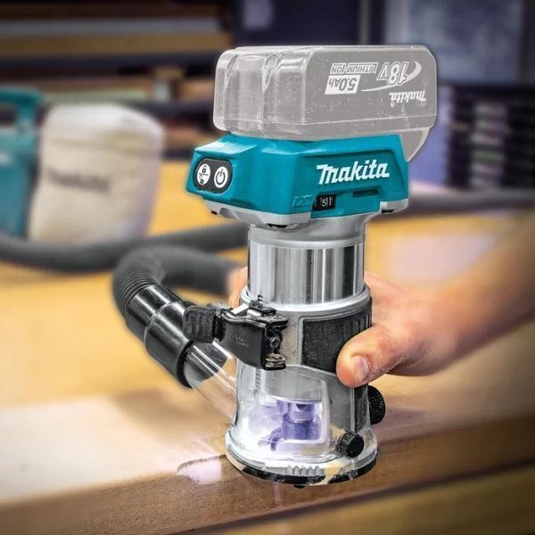 Makita DRT50Z Аккумуляторный кромочный фрезер каркас T1776K фото