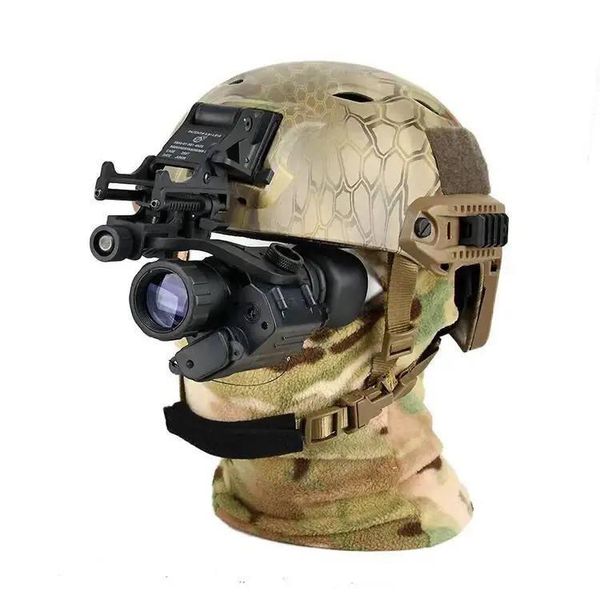 Прилад нічного бачення Monocular PVS-14 з кріпленням на шолом T7911 фото